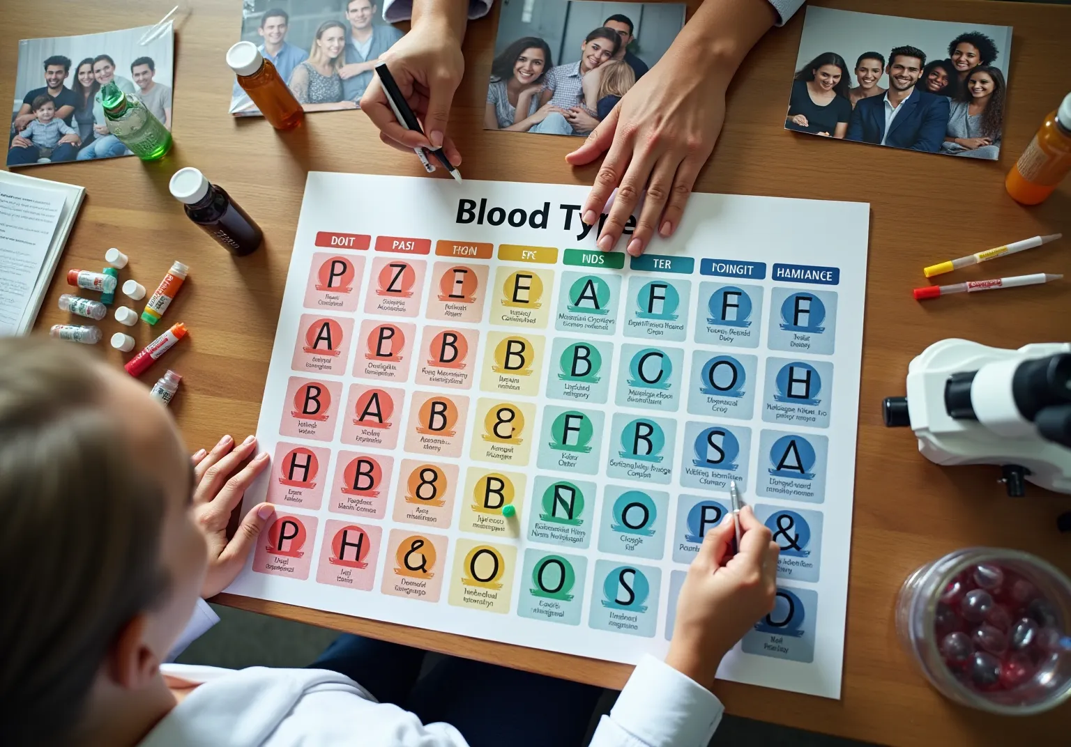 Master Blood Type Inheritance Chart Creation for Genetic Counseling 3